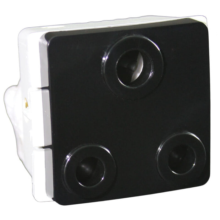 Major Tech 16A RSA Socket Module (2 Mod) BK V201BK