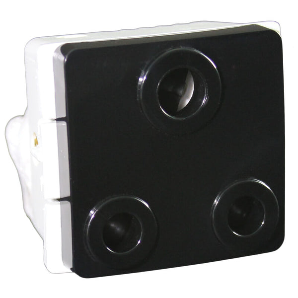 Major Tech 16A RSA Socket Module (2 Mod) BK V201BK