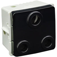 Major Tech 16A RSA Dedicated Socket Module (2 Mod) BK V202BK