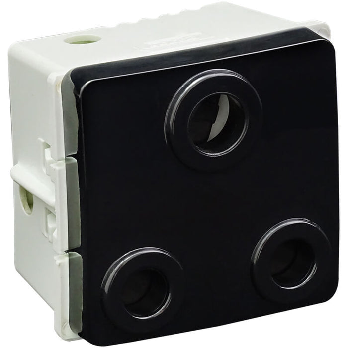 Major Tech 16A RSA Dedicated Socket Module (2 Mod) BK V202BK