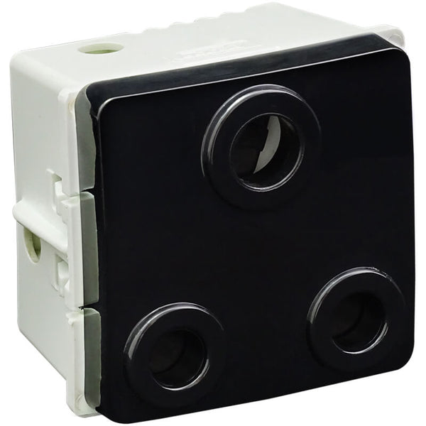 Major Tech 16A RSA Dedicated Socket Module (2 Mod) BK V202BK