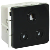Major Tech 6A RSA Socket Module (2 Mod) BK V203BK