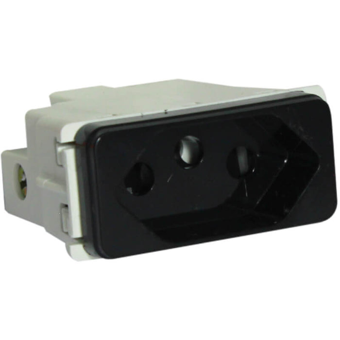 Major Tech 16A 3 Pin V-Slim Socket Module (1 Mod) BK V208BK