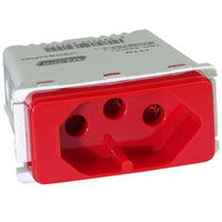 Major Tech 16A Partially Dedicated V-Slim Socket Module (1 Mod) RD V208DRD