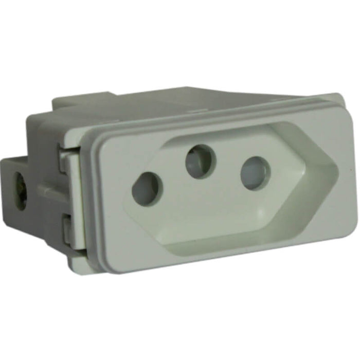 Major Tech VETi 1 - 16A V-Slim 3 Pin Socket Outlet - Modular | V208WT