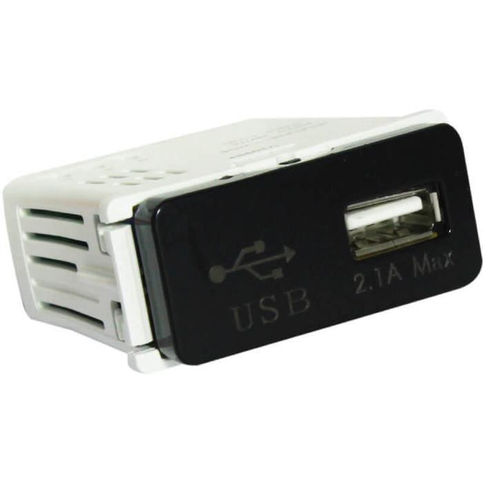 Major Tech 2.1A 5V USB Socket Module (1 Mod) BK V209BK