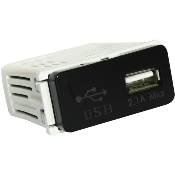 Major Tech 2.1A 5V USB Socket Module (1 Mod) BK V209BK