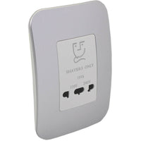 Major Tech Shaver Socket WT/SV (100mmx50mm) V23WSV