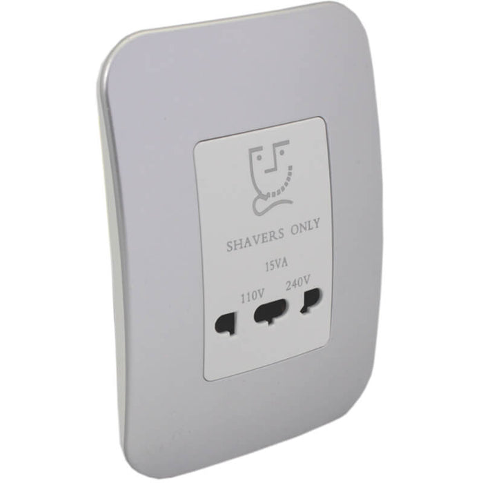 Major Tech Shaver Socket WT/SV (100mmx50mm) V23WSV