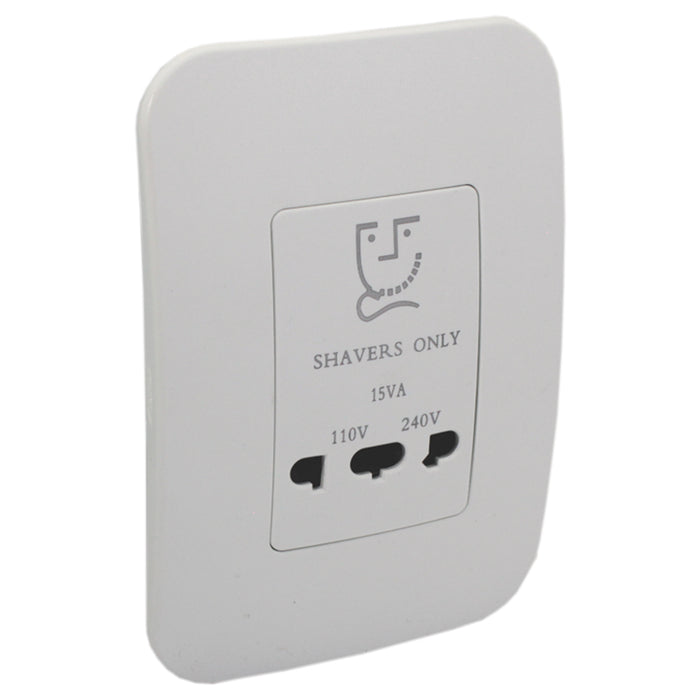 Major Tech Shaver Socket WT/WT (100mmx50mm) V23WTC