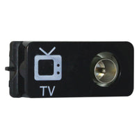 Major Tech VETi 1 - TV Socket Outlet - Modular | V301BK