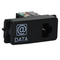 Major Tech VETi 1 - Data Socket Outlet - Modular | V305BK