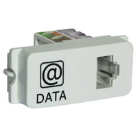 Major Tech Data Socket (RJ45 - CAT 6) Module (1 Mod) WT V305WT