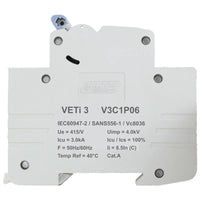 Major Tech 6A Single Pole MCB | V3C1P06 - image 1