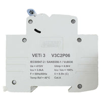 Major Tech 6A Double Pole MCB | V3C2P06 - image 1