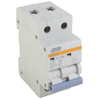 Major Tech 16A Double Pole MCB | V3C2P16 - image 1