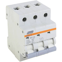Major Tech 25A Triple Pole MCB | V3C3P25 - image 1