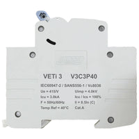 Major Tech 40A Triple Pole MCB | V3C3P40 - image 1