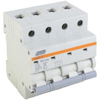 Major Tech 40A Four Pole MCB | V3C4P40 - image 1