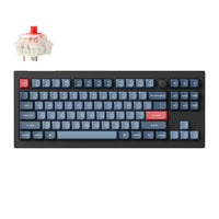 Keychron V3 Max QMK/VIA 80% Wireless Custom Mechanical Keyboard (Red Switch) – Carbon Black-V3M-D1