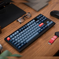 Keychron V3 Max QMK/VIA 80% Wireless Custom Mechanical Keyboard (Banana Switch) – Carbon Black-V3M-D4