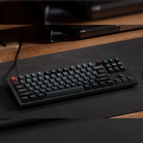 Keychron V3 Ultra 80% 8K Red Switch Hot-Swap RGB Wireless Keyboard - Black-V3U-D1