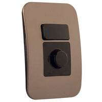 Major Tech VETi 1 - Rotary Dimmer with Locator Switch - Complete | V4014RSBBZ