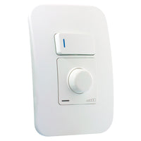 Major Tech VETi 1 - Rotary Dimmer with Locator Switch - Complete | V4014RSWWT