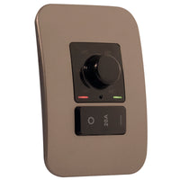 Major Tech 13A Rotary Thermo with 20A DP Switch BK/BZ (100mmx50mm)  V402RBBZ