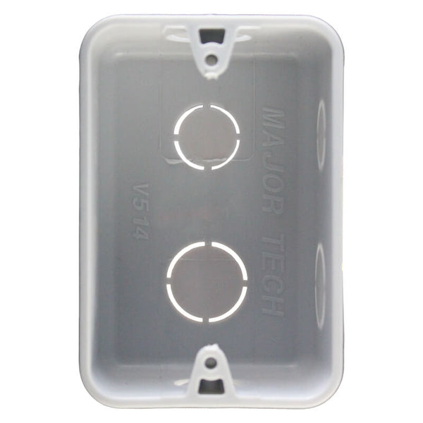 Major Tech 4 x 2 Wall Box (100 x 50mm) | V514 - image 1