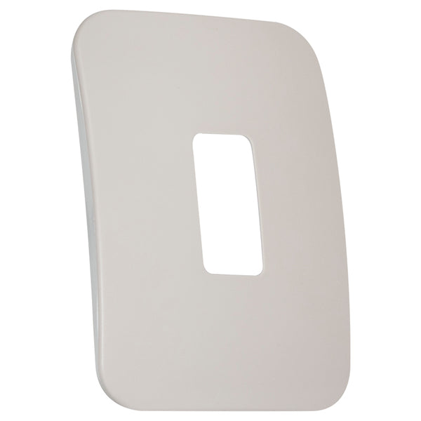 Major Tech One Single Mod Cover Plate CR/WT Trim (100mmx50mm) Vertical V6101CR