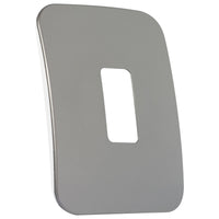 Major Tech One Single Mod Cover Plate SV/WT Trim (100mmx50mm) Vertical V6101SV