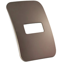 Major Tech One Single Mod Cover Plate BZ/BK Trim (100mmx50mm) Horizontal VB6102BZ