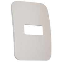 Major Tech One Single Mod Cover Plate CR/WT Trim (100mmx50mm) Horizontal V6102CR