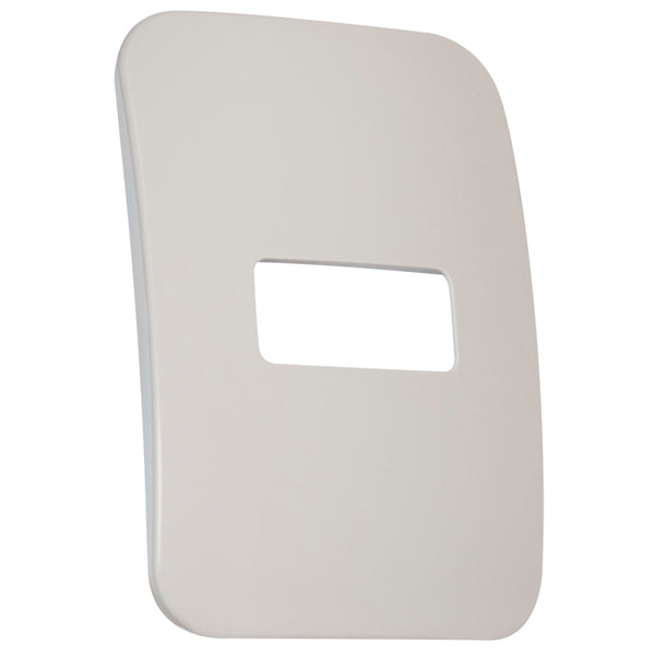 Major Tech One Single Mod Cover Plate CR/WT Trim (100mmx50mm) Horizontal V6102CR