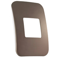 Major Tech One Double Mod Cover Plate BZ/WT Trim (100mmx50mm)  V6103BZ