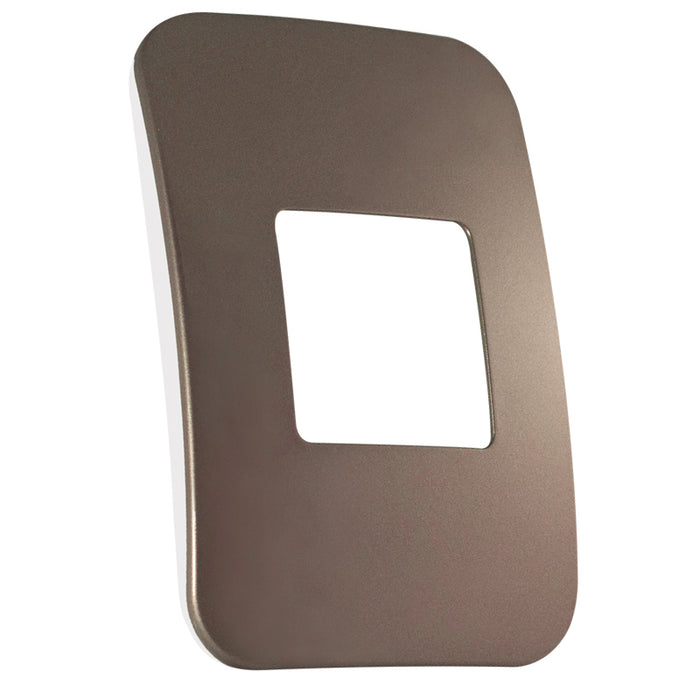 Major Tech One Double Mod Cover Plate BZ/BK Trim (100mmx50mm) VB6103BZ