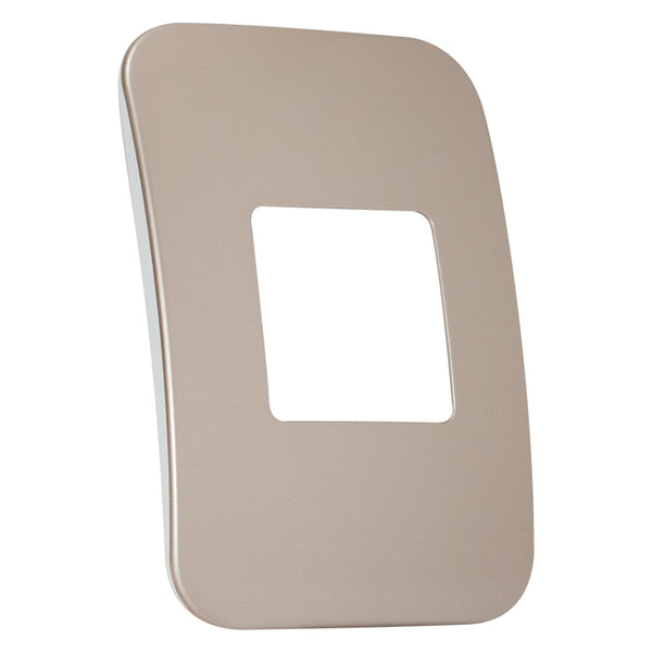 Major Tech One Double Mod Cover Plate CN/WT Trim (100mmx50mm)  V6103CN
