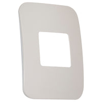Major Tech One Double Mod Cover Plate CR/WT Trim (100mmx50mm)  V6103CR