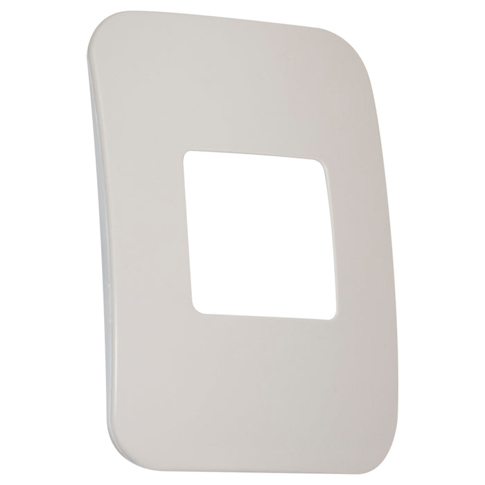 Major Tech One Double Mod Cover Plate CR/WT Trim (100mmx50mm)  V6103CR