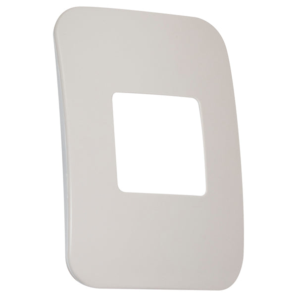 Major Tech One Double Mod Cover Plate CR/WT Trim (100mmx50mm)  V6103CR