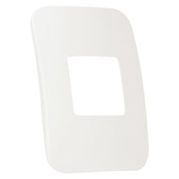 Major Tech VETi 1 - One Double Module Cover Plate White Trim - Modular | V6103WT