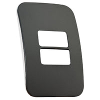 Major Tech Two Single Mod Cover Plate GM/WT Trim (100mmx50mm) Horizontal V6104GM