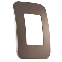 Major Tech Shaver Socket Cover Plate BZ/WT Trim (100mmx50mm) V6108BZ
