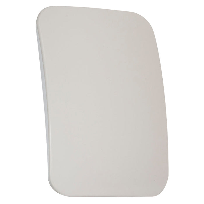 Major Tech Blank Plate CR/WT Trim With Fixing Frame (100mmx50mm) V6109CRC