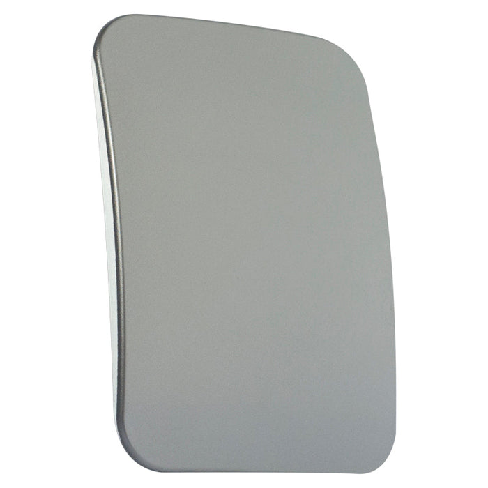 Major Tech Blank Plate SV/WT Trim With Fixing Frame (100mmx50mm) V6109SVC