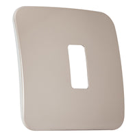 Major Tech One Single Mod Cover Plate CN/WT Trim (100mmx100mm) Vertical V6201CN
