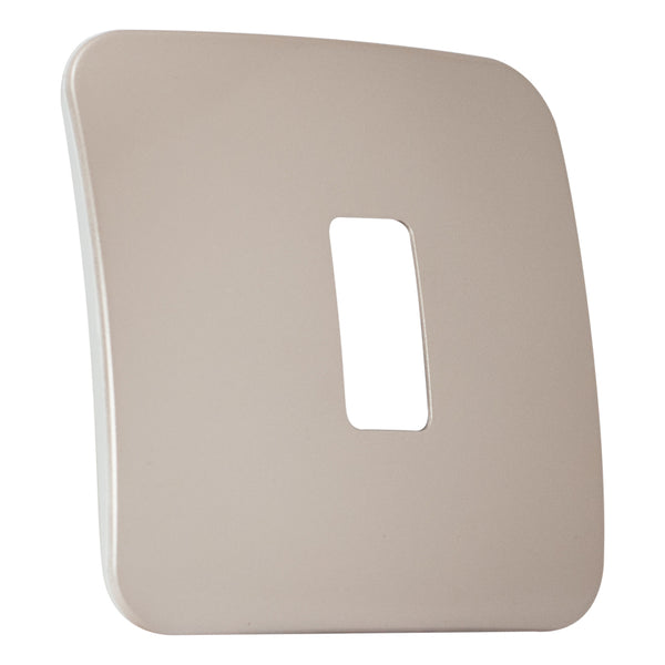 Major Tech One Single Mod Cover Plate CN/WT Trim (100mmx100mm) Vertical V6201CN