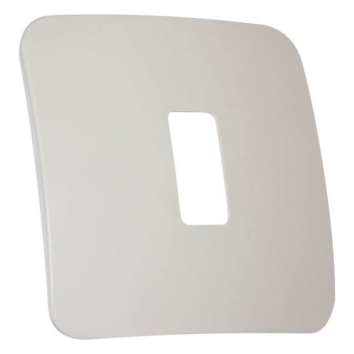 Major Tech One Single Mod Cover Plate CR/WT Trim (100mmx100mm) Vertical V6201CR