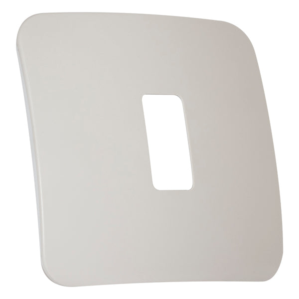 Major Tech One Single Mod Cover Plate CR/WT Trim (100mmx100mm) Vertical V6201CR